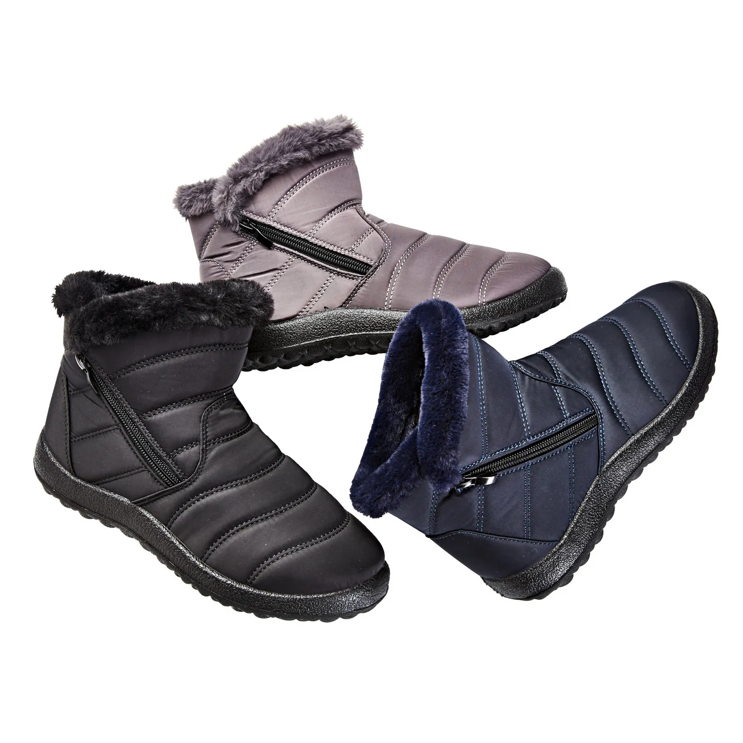 Bottines, bleu
