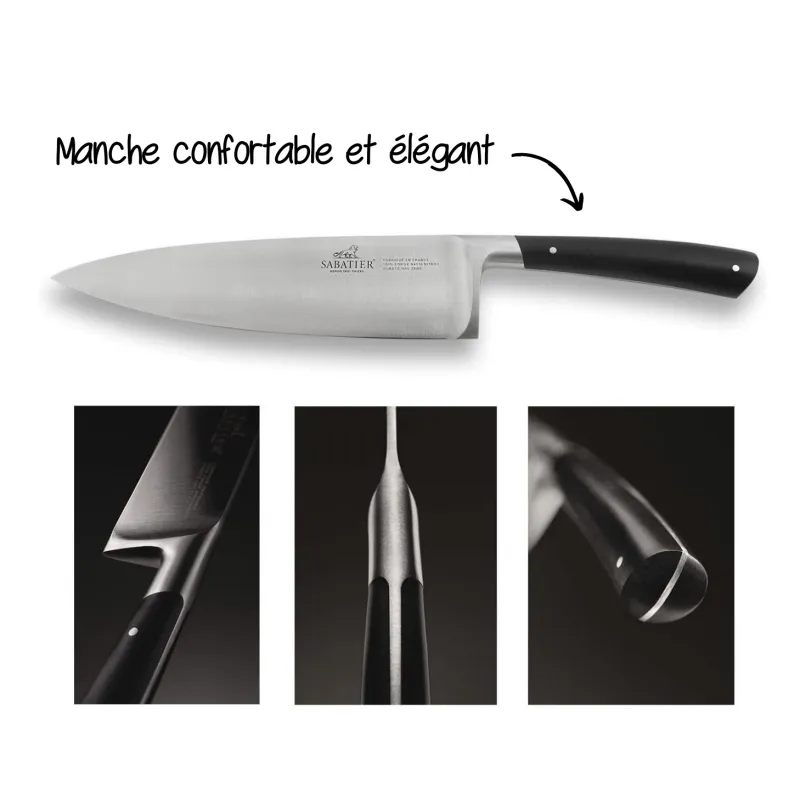 Coffret 2 couteaux de cuisine EDONIST Jais