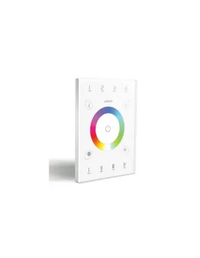 Contrôleur de lumière tactile RGBW pour 4 zones à distance Wifi | LéonLeds
