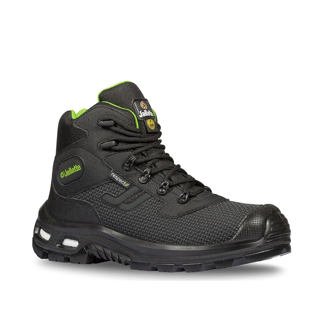 Jallatte - Chaussures de sécurité montantes noire JALTREE SAS ESD S3 CI HI SRC