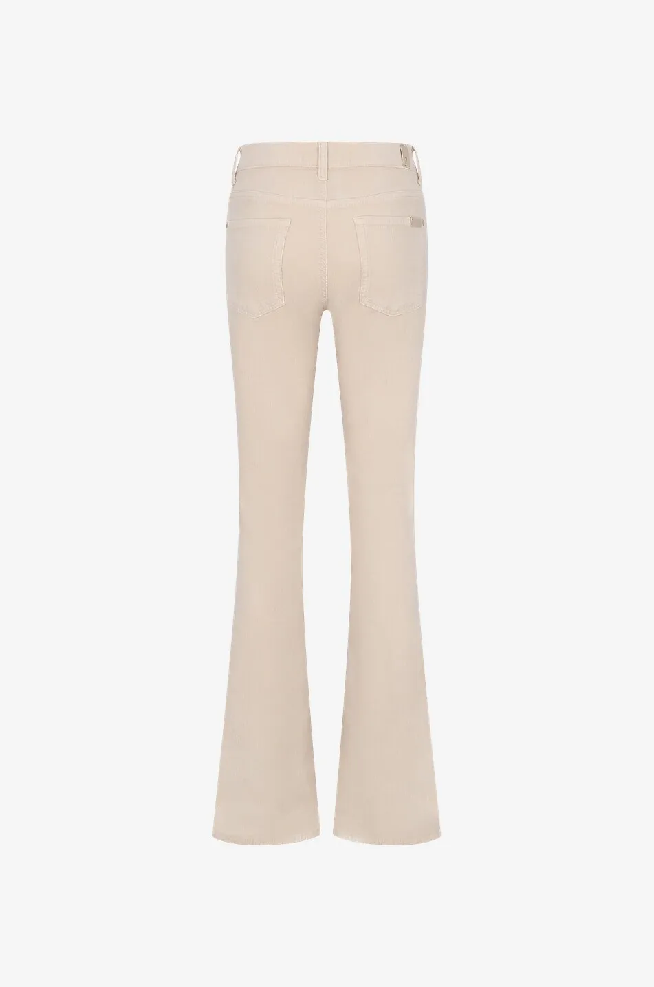 Jean bootcut en velours côtelé Tapioca
