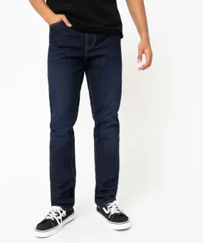 jean ecoresponsable coupe slim homme bleu jeans slim