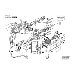 Pièces détachées Perceuse à percussion BOSCH GSB 18-2 0601141003