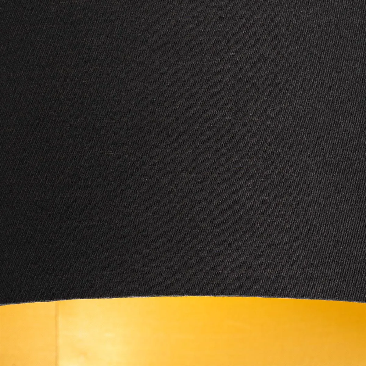 Plafonnier noir avec intérieur doré 6 lumières - Multidrum