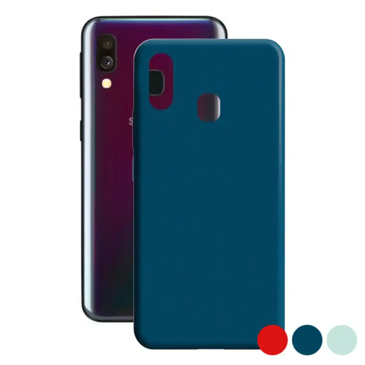 Protection pour téléphone portable Samsung Galaxy A40 Contact Silk TPU 