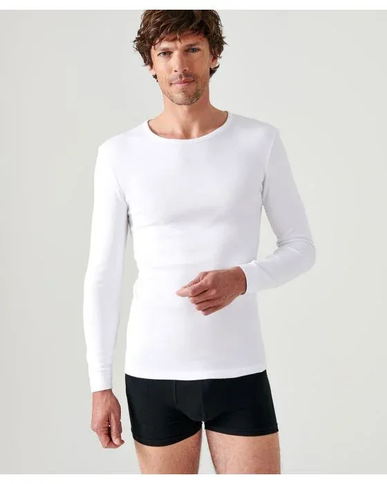 Tee-shirt DAMART Manches longues - Blanc - T.S - 12301