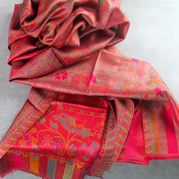 Écharpe Au Look Ethnique | Design Indien | Pankaj Boutique En Ligne