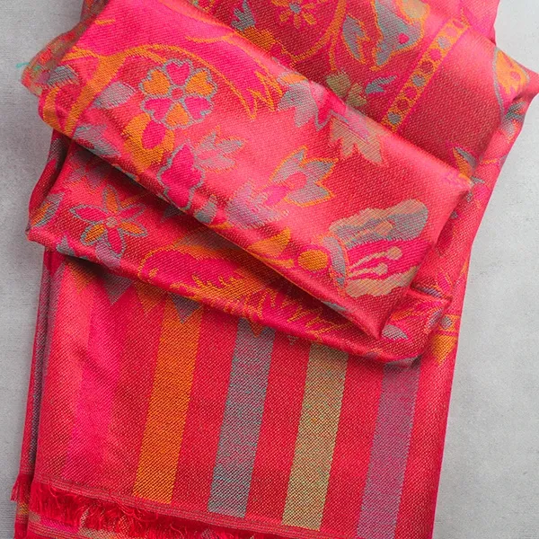 Écharpe Au Look Ethnique | Design Indien | Pankaj Boutique En Ligne